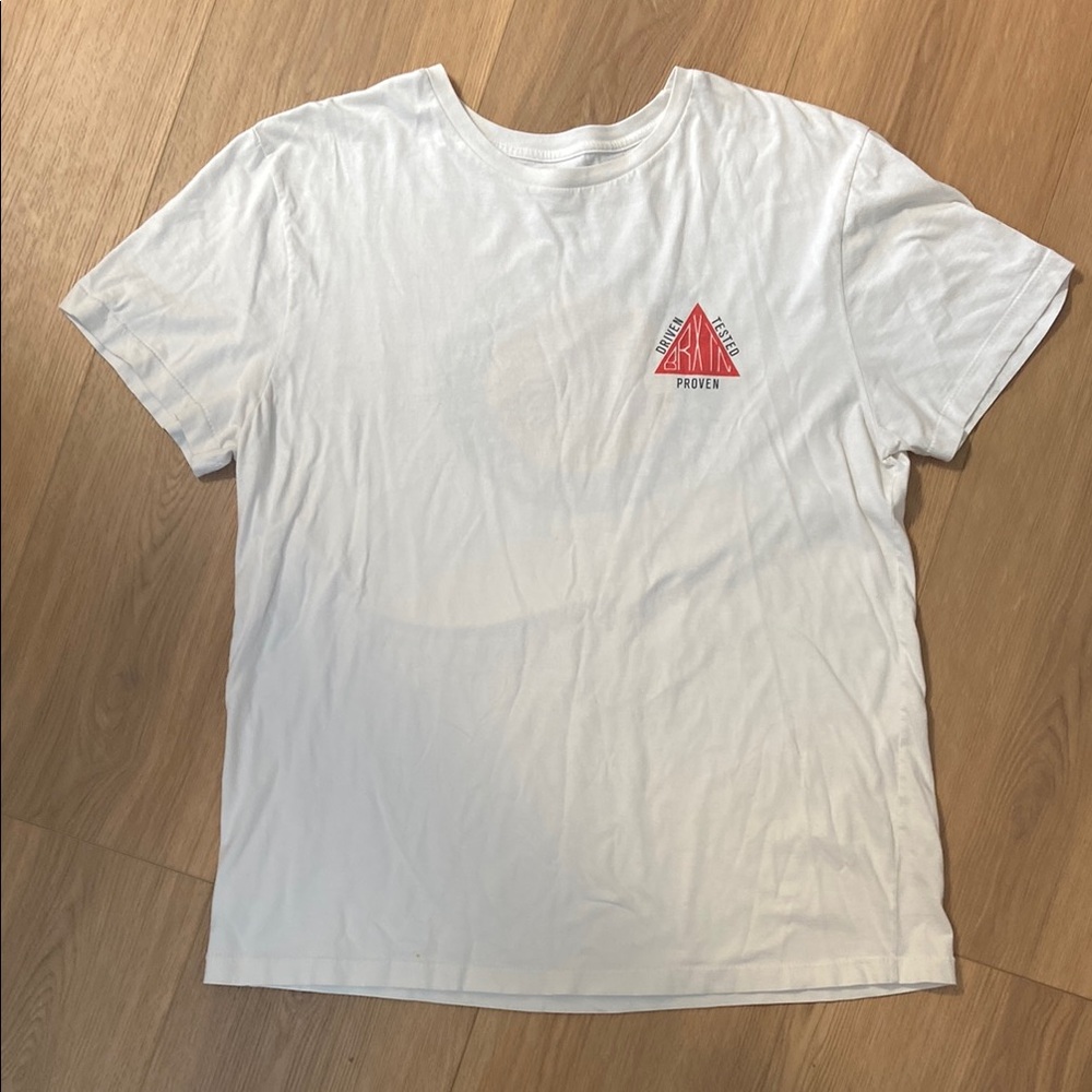 White Brixton Graphic T-Shirt for Men